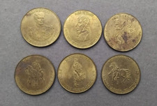 Lot de 6 jetons différents Napoléon Bonaparte - Total 1969