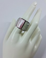 Bague En Argent 925 Rhodié À