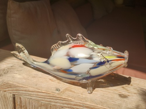 Sculpture verre murano - murano, poisson