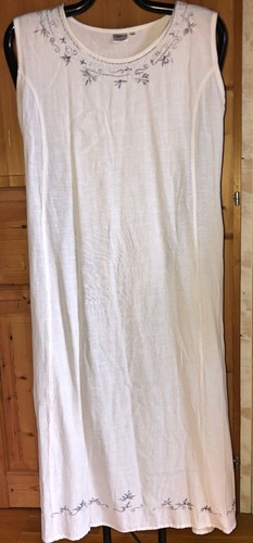 Robe longue lin coton blanc - robe,