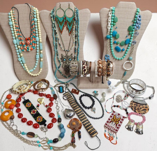 Costume jewelry lot - jewelry, southwest