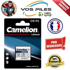 Pile Lithium 6V CR-P2 223 CRP2 DL223A EL223AP 5024LC 1400 mAh ( Camelion )