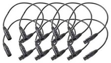 10x xlr câbles mâle - 10x,