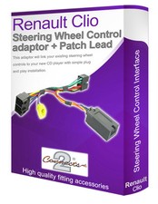 Renault Clio Direction Roue Contrôle Câble, Voiture Stéréo Tige L'Interface