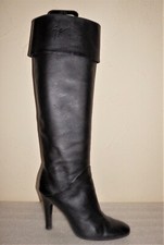 GIUSEPPE ZANOTTI - BOTTES - CUISSARDES - CUIR - NOIR - POINTURE 37,5