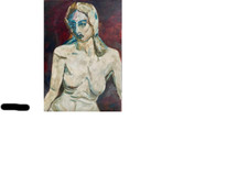 TABLEAUX MODERNE XXe siecle - Femme Nue -  Signé 