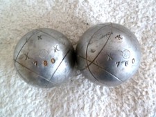 Doublette - Boules de Pétanque  - JB  - K -  2 etoiles - 760 gr - 75 mm