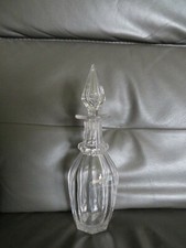carafe à liqueur à facette en cristal