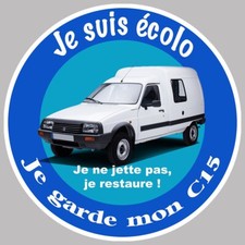 STICKER JE SUIS ECOLO C15