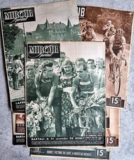 CYCLISME TOUR DE FRANCE 1948  LOT INTERESSANT DE 18 MIROIR SPRINT et BUT CLUB