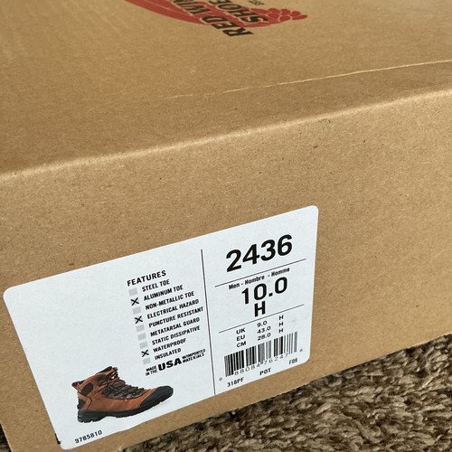 Red wing exos - red, work