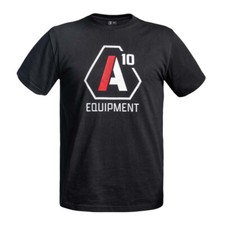 T-SHIRT STRONG A10 NOIR LOGOS