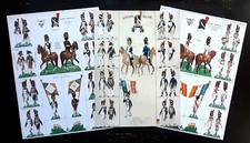 Pierre-Albert Leroux 5 planches Ailor Garde Impériale soldats de papier