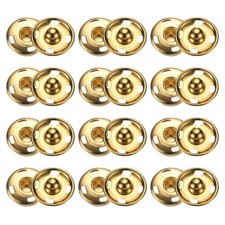 "50 boutons pression métal