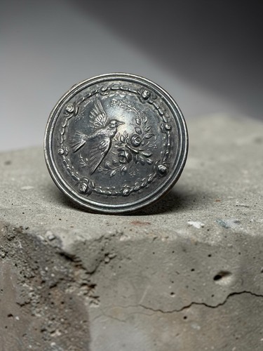 Boîte pilulier argent massif
