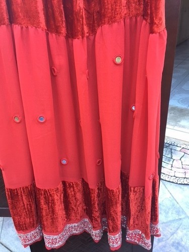 Velvet chiffon bead - velvet, &