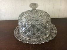 Cloche à fromage en cristal