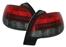 Feux Arrière LED Rouge Noir Fumé Pour Peugeot 206 À Partir De 08/1998-
