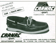 Publicité ancienne nautisme