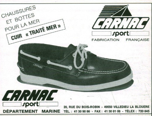 Publicité ancienne nautisme