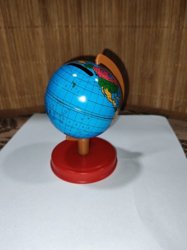 Ancien jouet tirelire globe - tirelire,