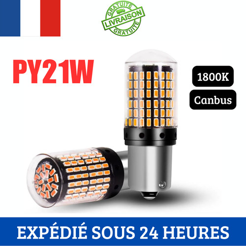 Ampoules led py21w canbus - led,