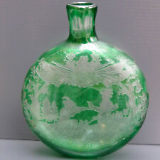 FLACON XIX° CRISTAL TAILLÉ SAINT-LOUIS, SCÈNES DE CHASSE