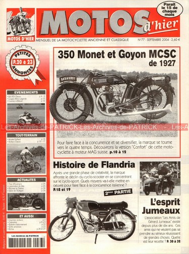 Motos hier monet goyon - monet,