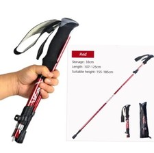 Baton Telescopique Portable Randonnée Marche Escalade Canne Trekking Nordique 