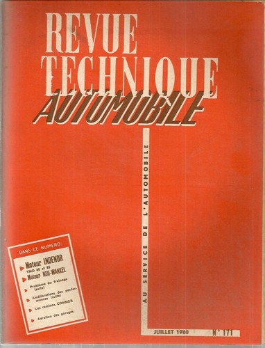 Revue technique automobile 171 - automobile,