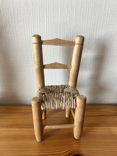 Chaise miniature bois - en,