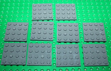 10 x Lego DkStone Plate 4x4