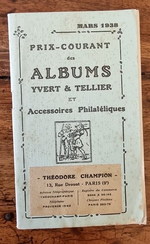 Prix courant des - des, yvert