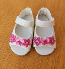 chaussure Blanc Rose 55mm