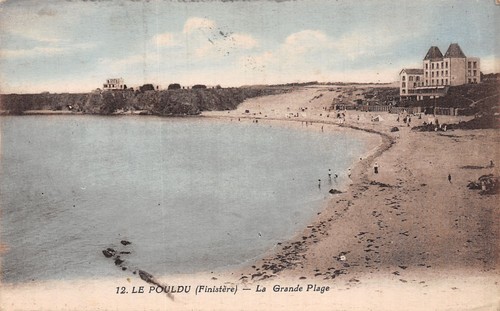 Pouldu grande plage - le,