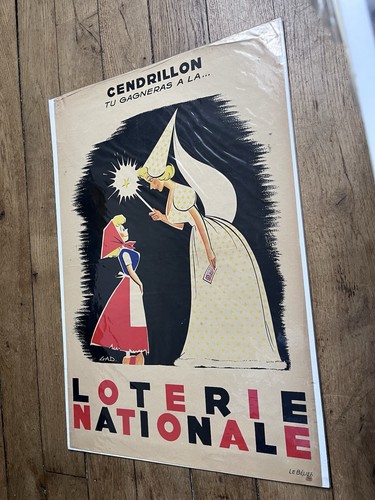 Poster affiche loterie - poster,