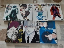Lot 7 Mangas - Tokyo Ghoul - Tomes 1 à 4 + 12 + 13 + tome bonus Zakki