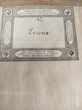 CARTE D’ÉTAT-MAJOR LANEE entoilée n° 47 Evreux 1/80000e avec son étui