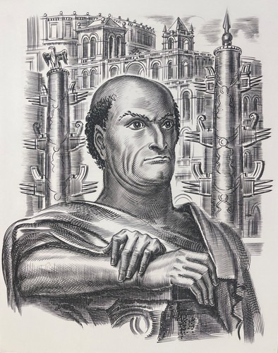Caton ancien gravure 1967 - l',