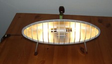 Ancien CALOR TOGO détourné en lampe 2 ampoules LED Design années 1950 Très Déco