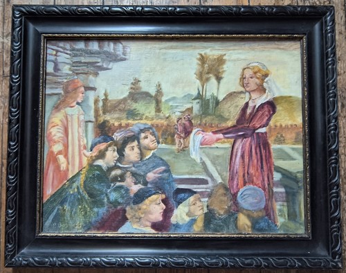 Rare tableau peinture ancienne - rare,