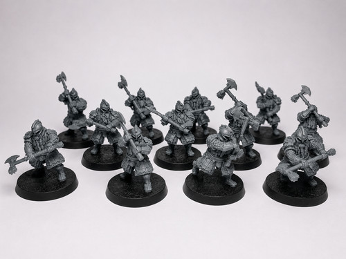 12x guerrier nain - guerrier, à