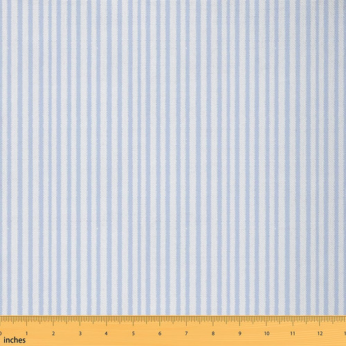 Stripes flannel fabric - fabric, by