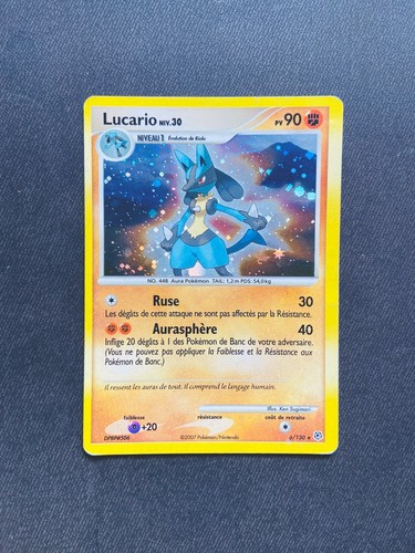 Carte pokémon lucario 130 - carte,