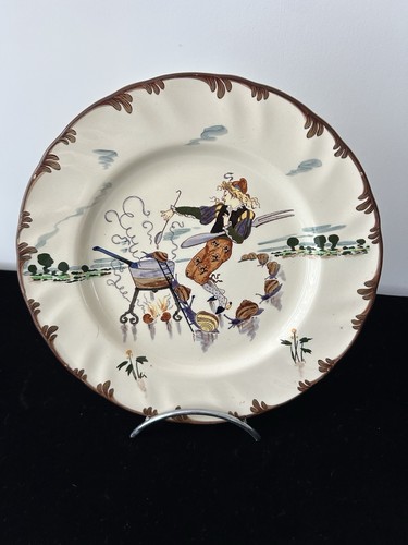 Rare superbe assiette plate - assiette,