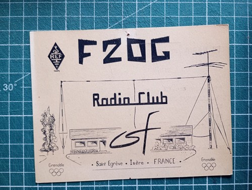 Br0724 carte radio amateur qsl - carte,