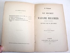 LE SECRET DE MADAME RECAMIER