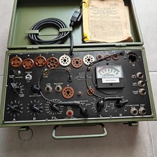 Tube Tester I-177-B Armée française, remis en état, calibré + extension 