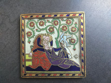 PRESSE PAPIER BRONZE CLOISONNE