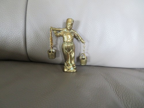 Ancien porteur eau bronze - ancien, en